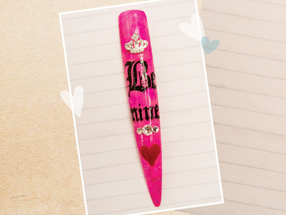 Love Letters: Monogram Nail Art for Valentine's Day