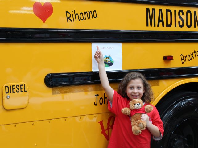 Love the Bus Events Treat School Bus Drivers With Valentines, Meals
