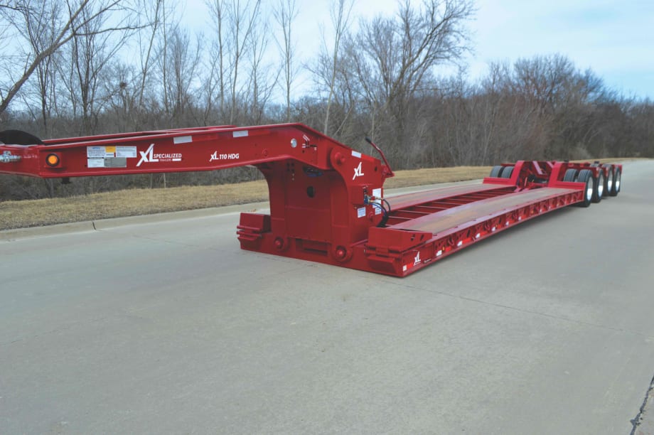 Low-Deck-Height and Galvanized Hydraulic Detachable Gooseneck Trailers