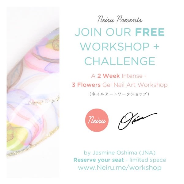Japanese Flower Nail Art For #NEIRUCHALLENGE