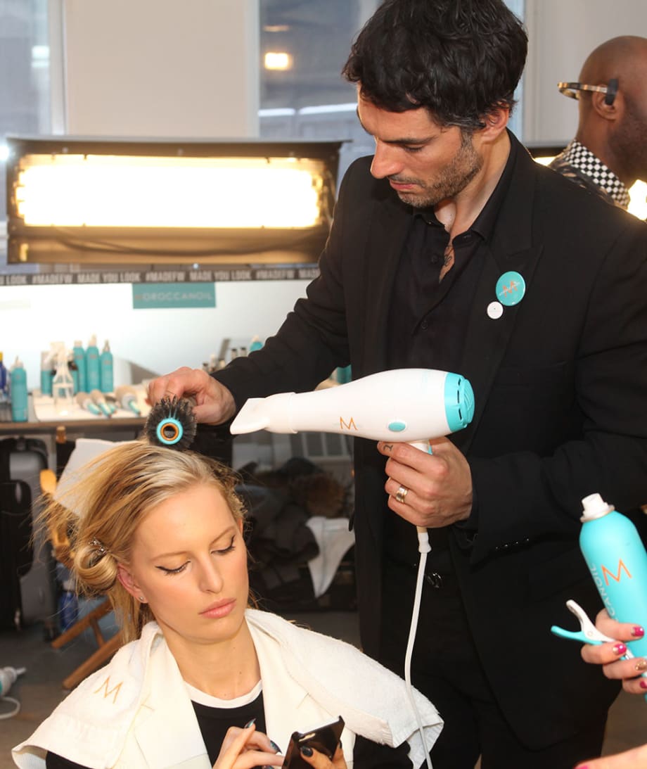 Moroccanoil's Antonio Corral Gets City-Slick at Cushnie et Ochs