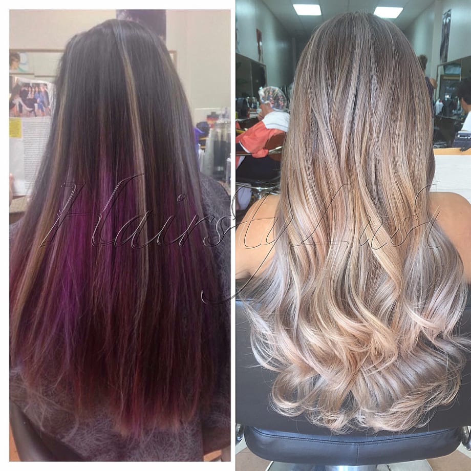 TRANSFORMATION: Grown Out Fashion To Smokin' Blonde
