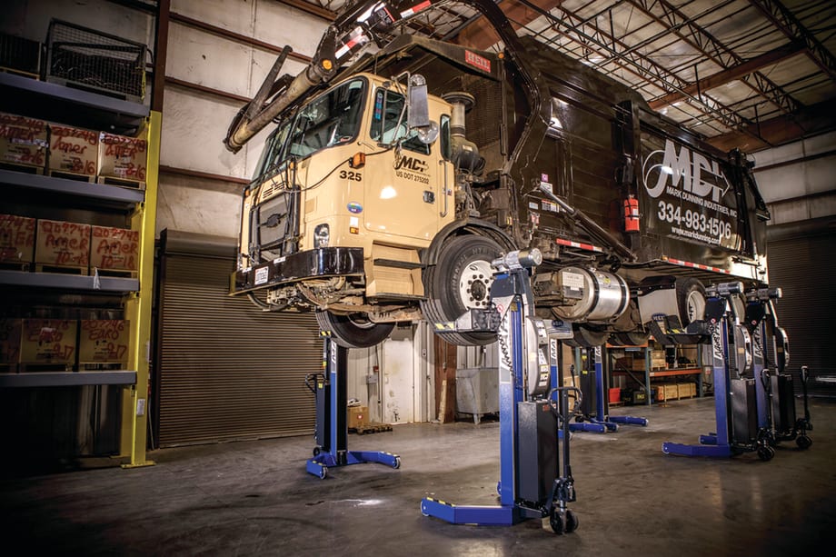 MAHA Introduces Wireless Mobile Column Lifts with Precision Ball-Screw Lifting Technology