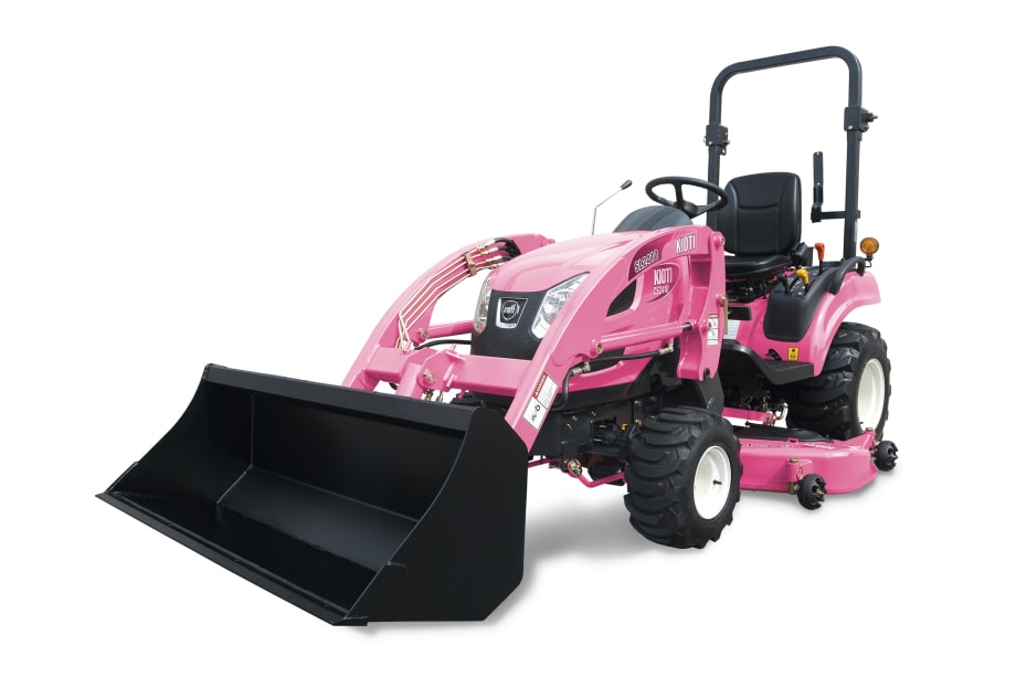 KIOTI Tractor to Auction Pink Subcompact Tractor at Sunbelt Ag Expo