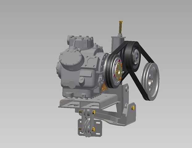 Compressor mount system designed to cut maintenance, life cycle cost