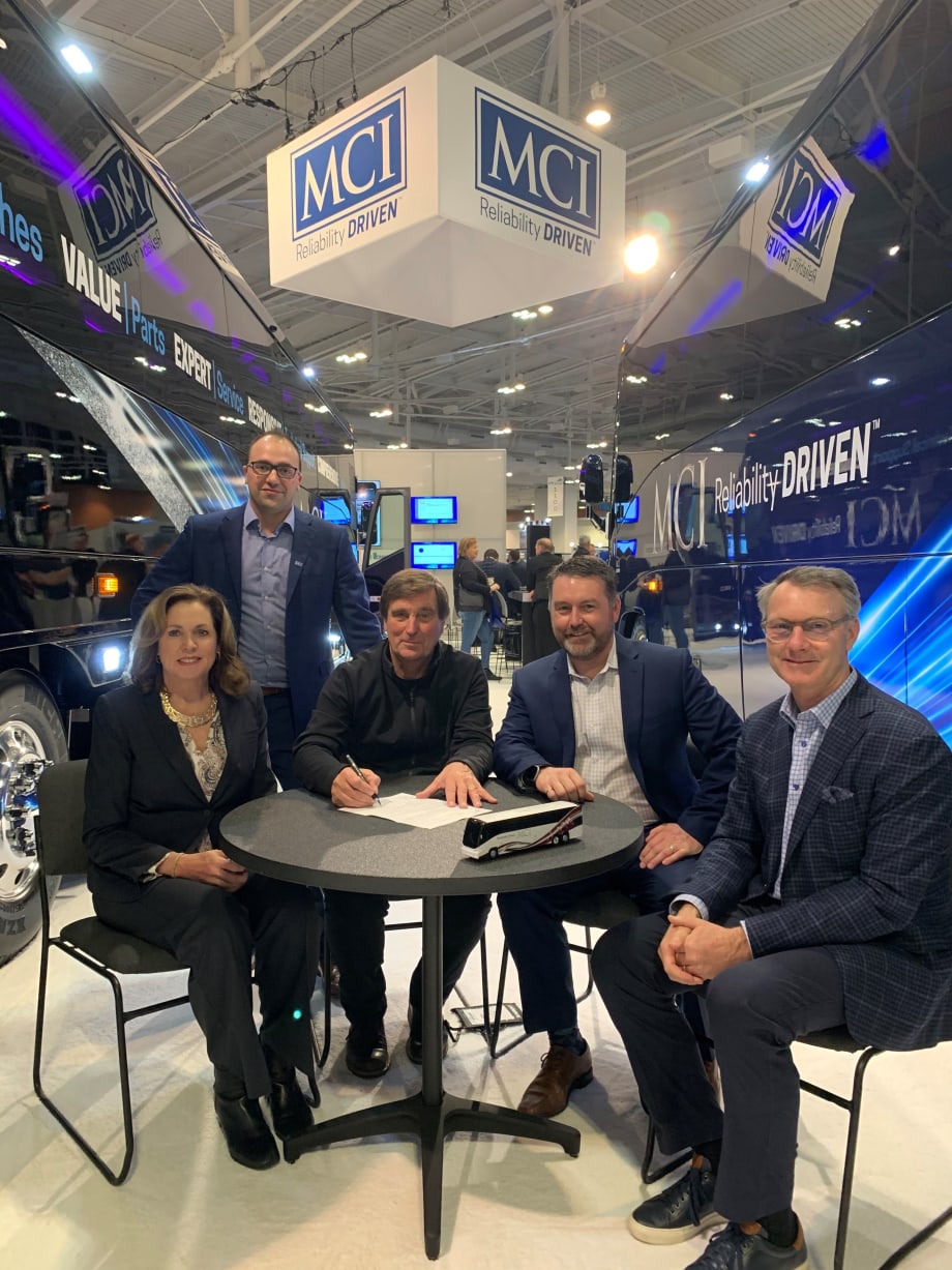 MCI announces first Canadian operator to test electric coach