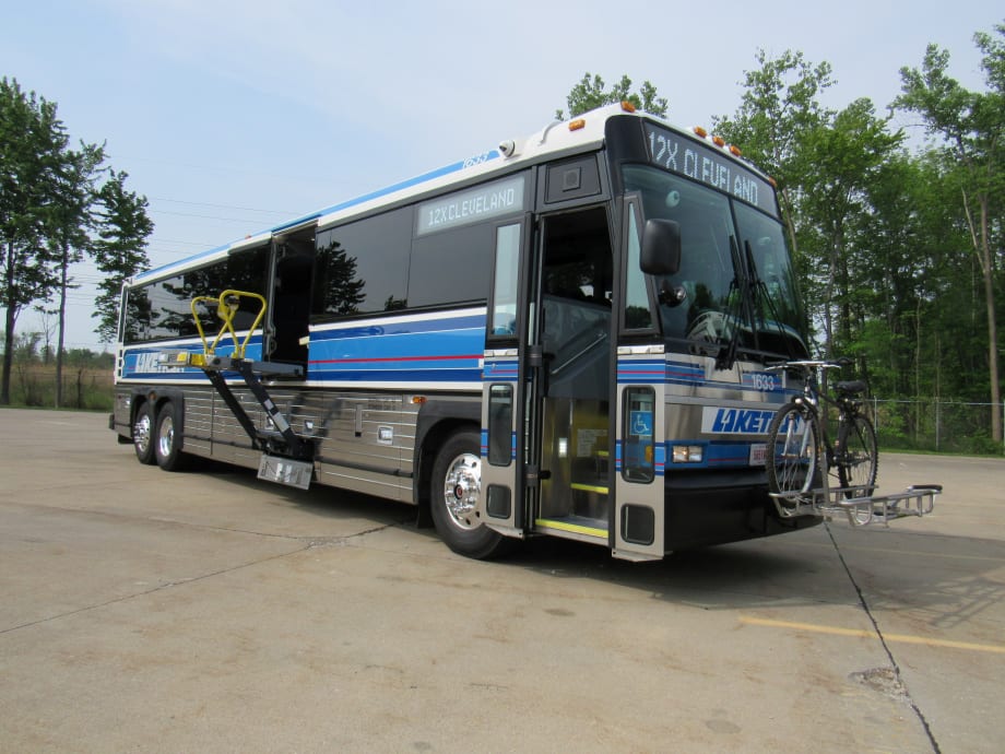 Ohio's Laketran debuts clean diesel MCI Commuters