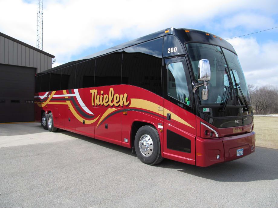 New MCI J4500, smart-sized fleet, keeps Thielen Coaches going strong