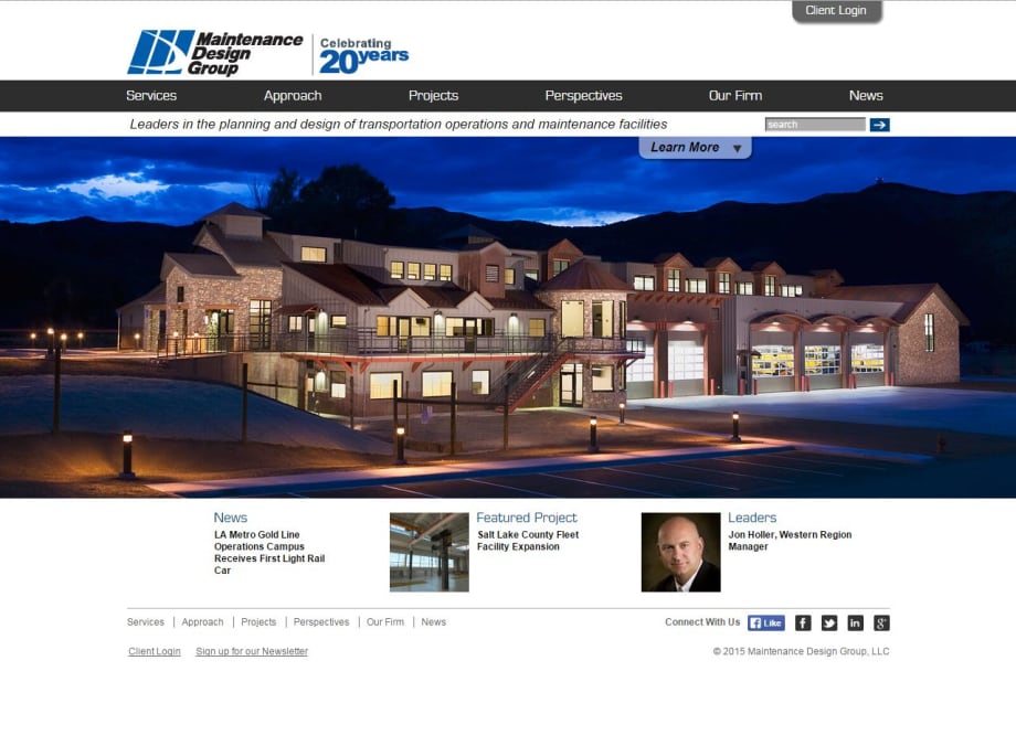 Maintenance Design Group Unveils Responsive Website