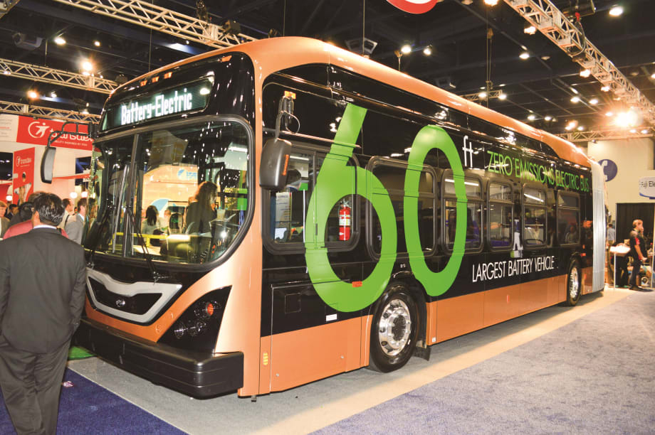 60-ft battery-electric articulated bus