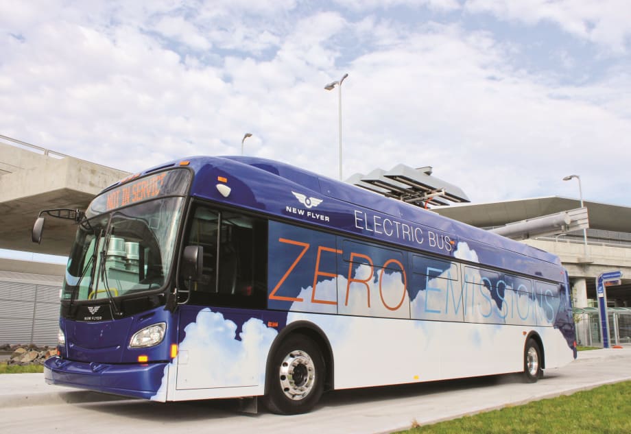 Battery-electric Xcelsior bus