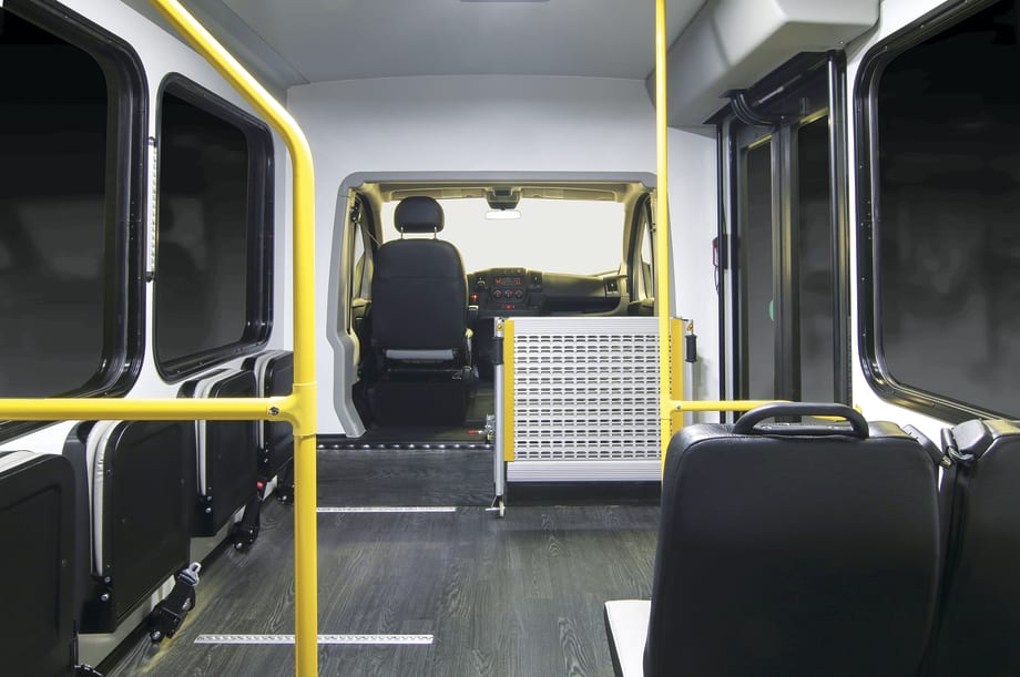 New Lowered-Floor Minibus Combines Style, Passenger Accessibility