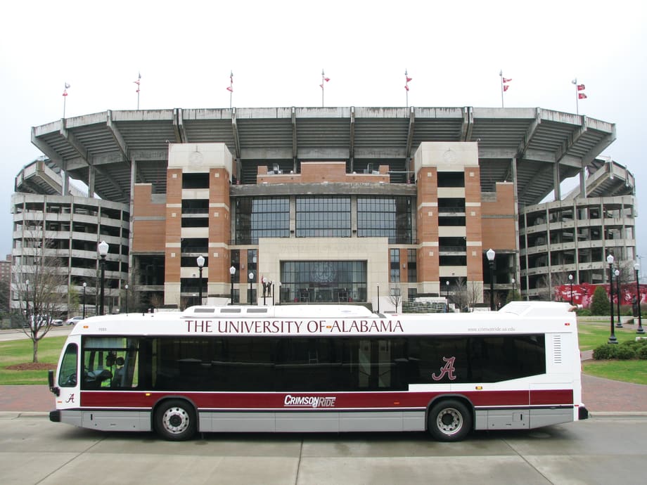 U. of Alabama grows fleet to keep pace with student population