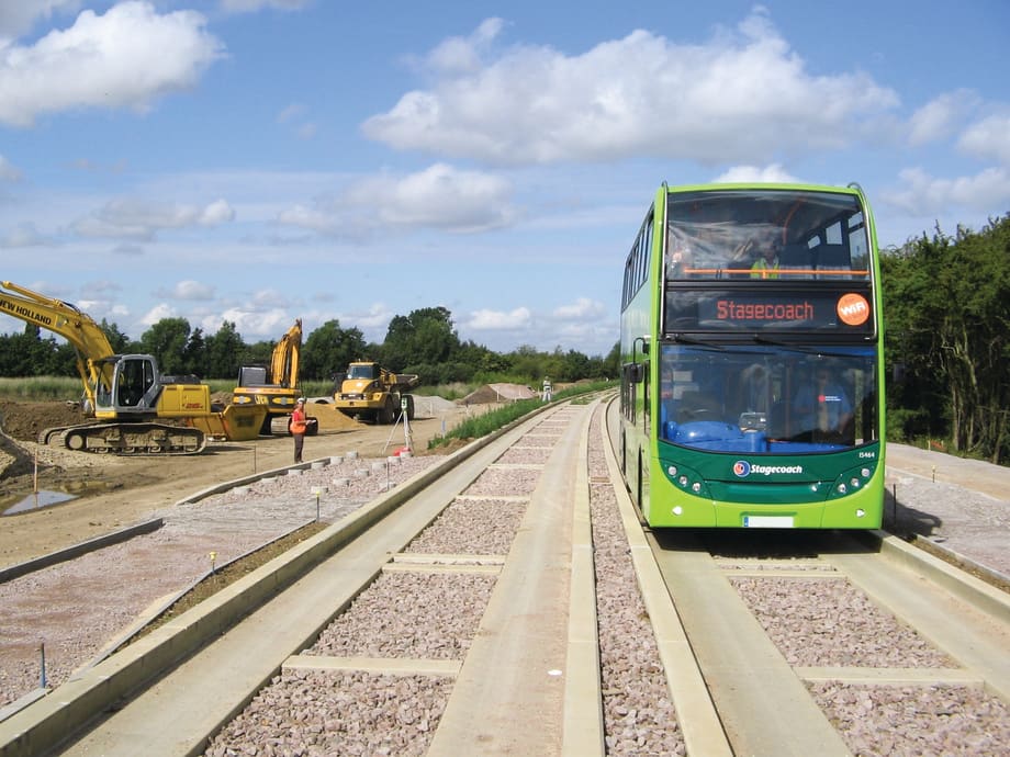 World’s longest guided busway opens in UK