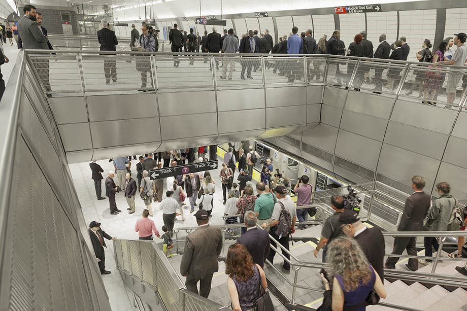 No. 7 Subway Extension Brings Rail to N.Y.’s Hudson Yards