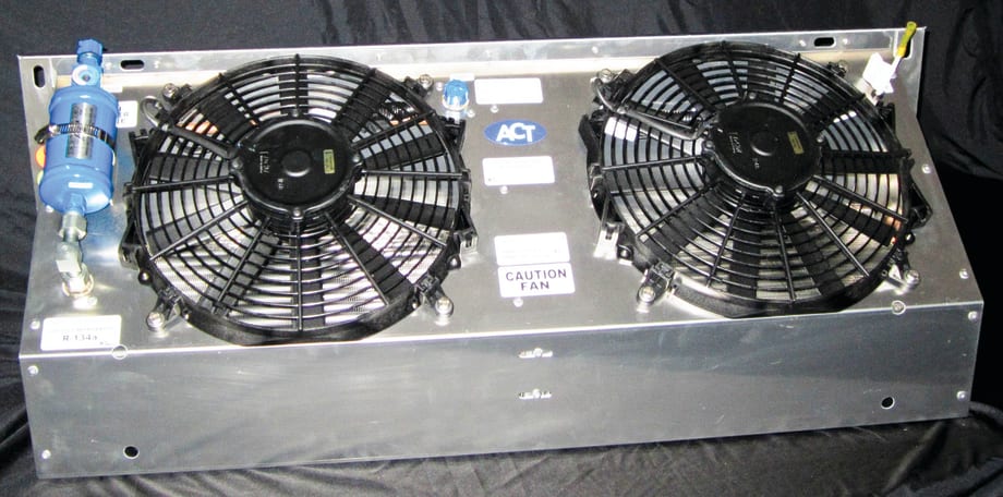 Skirt mount condensers