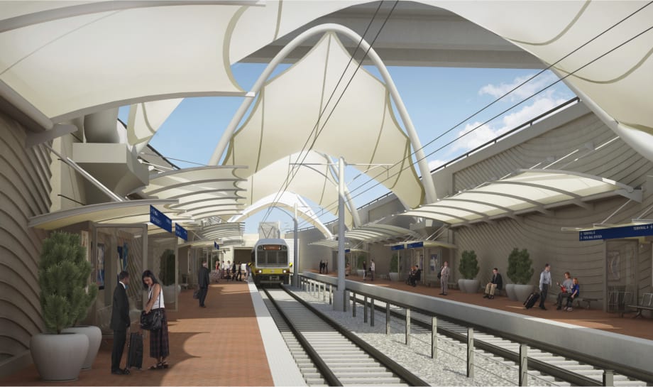 DART airport station set to open 4 months early