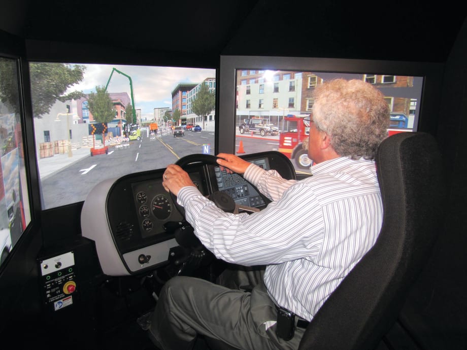 Using Driver Training Simulators to Enhance Coach Safety
