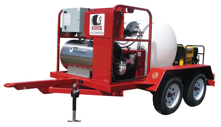 Mobile cleaning, thawing system