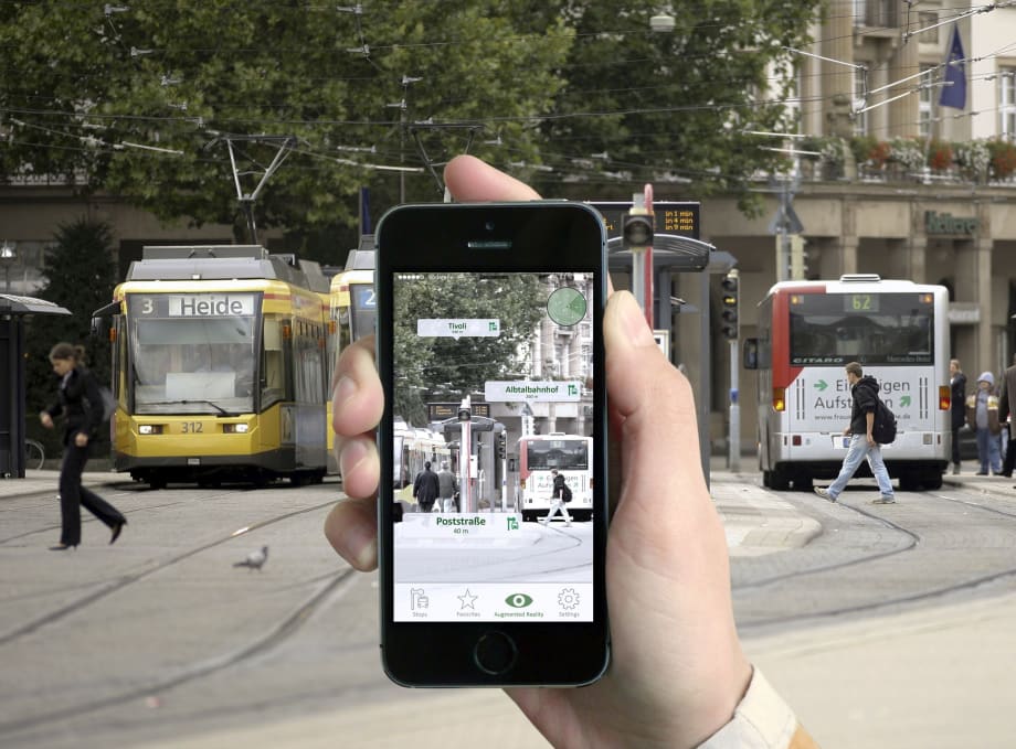 Trip-planning app uses augmented reality to offer live passenger info