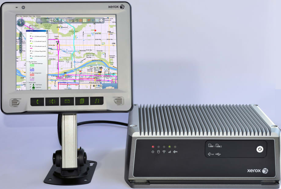 Xerox onboard CAD/AVL system enhances operator experience