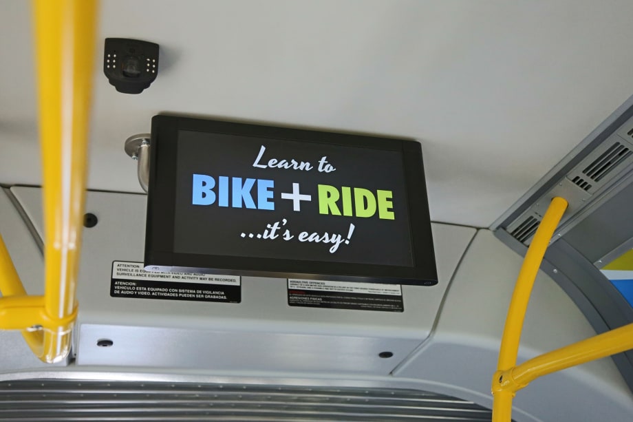 Luminator INFOtransit system is more than an LCD screen