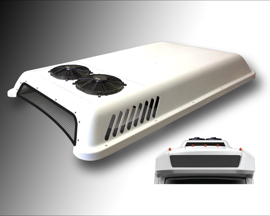 Trans/Air Displaying Low-Profile Climate Control Units