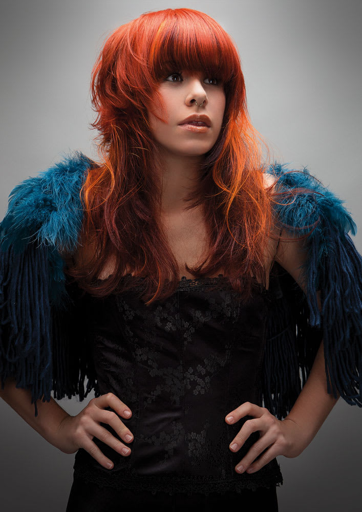 Technicolour from Moving Hair