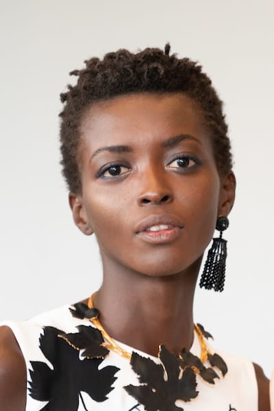 NYFW: Low Ponytail and Natural Texture Looks by Kevin Hughes for Oscar de la Renta and Moroccanoil