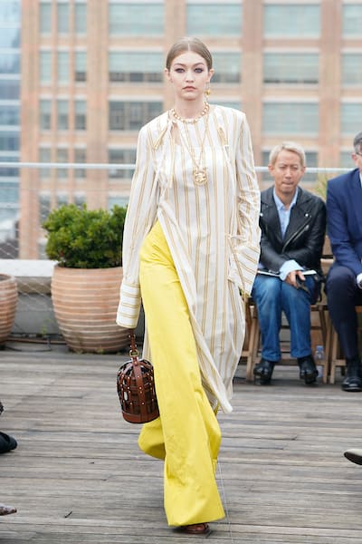 NYFW: Low Ponytail and Natural Texture Looks by Kevin Hughes for Oscar de la Renta and Moroccanoil