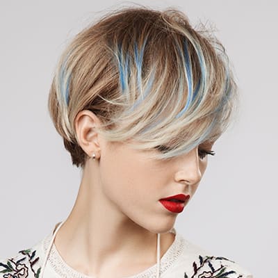 Hair Makeup How-To: Holiday Hair Color Accessory