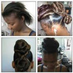 MOHAWK BUN TWIST UPDO