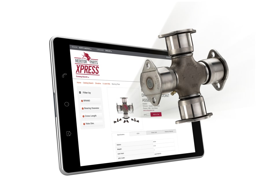 Meritor Launches Online Platform for Buying Parts