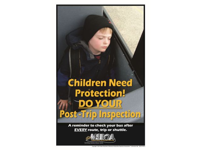 MSBOA offers school bus child-check safety kit