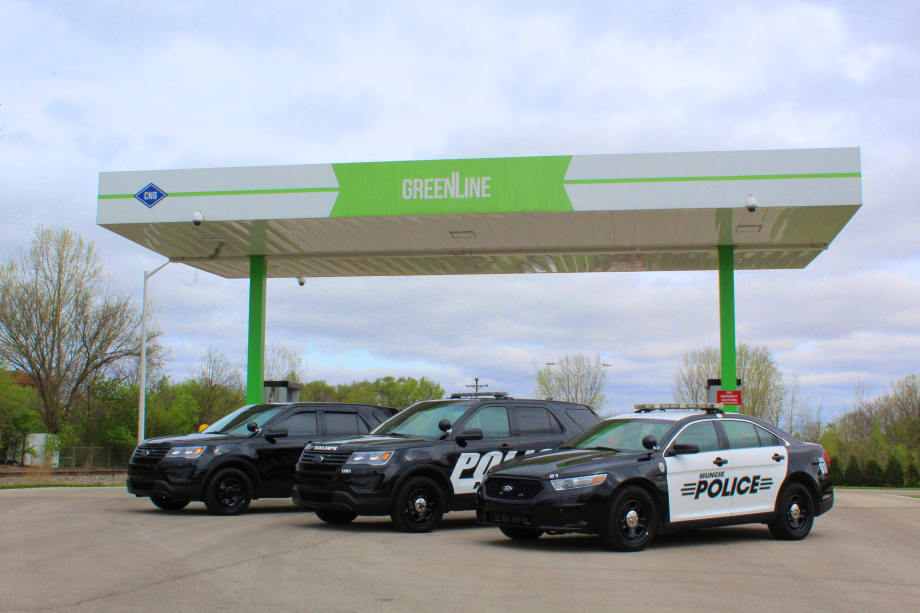 Ind. City Unveils CNG Patrol Cars