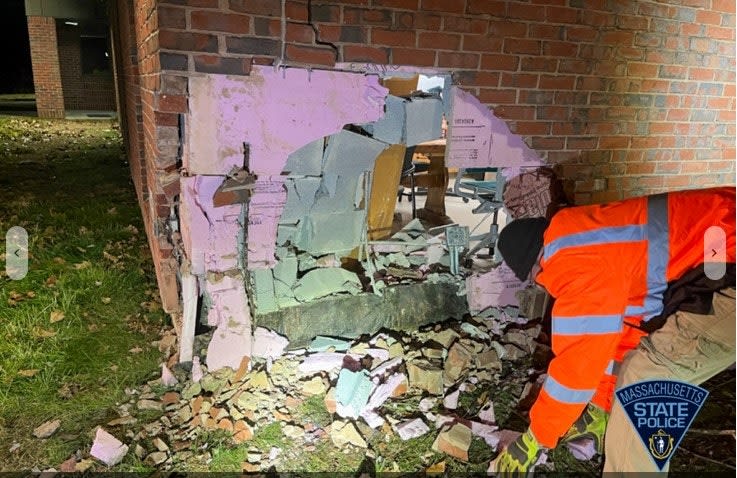 Drunk Driving Suspect Crashes into Massachusetts State Police Barracks