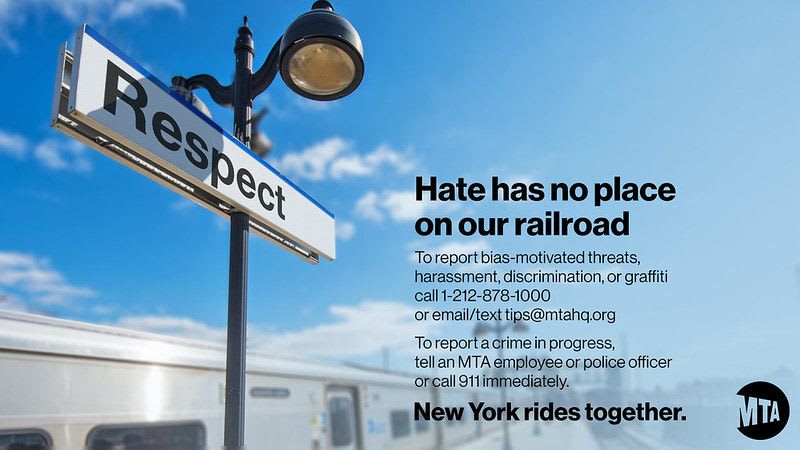 NY MTA unveils campaign to combat hate crimes on buses, trains
