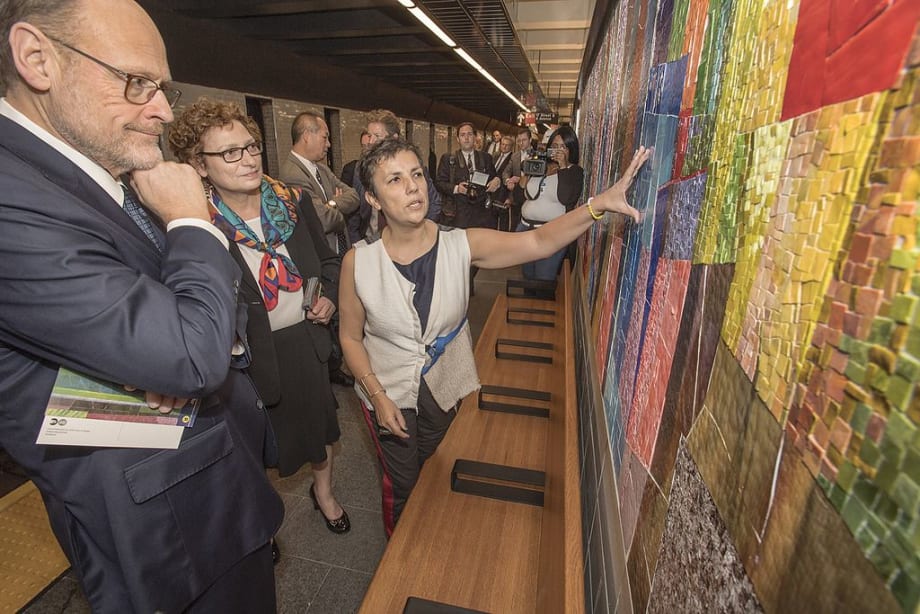 NYCT unveils renovated subway station in Brooklyn