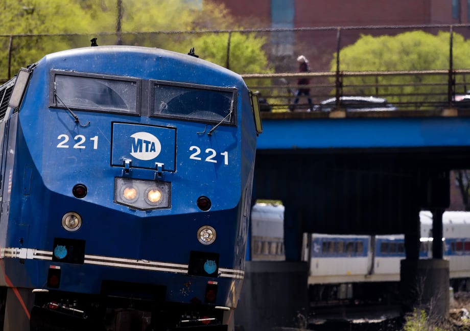 MTA Metro-North Railroad railcar up close