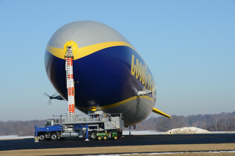 Goodyear Picks New Truck Mooring System for its Blimp