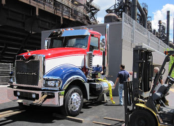 Talk about a food truck...