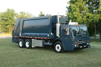 Mack Delivers Hybrid Refuse Truck to Air Force