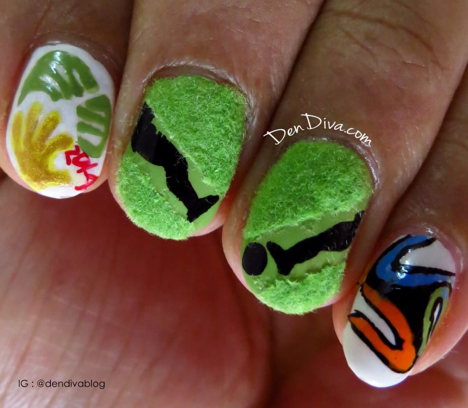 World Cup 2014 Nail Art