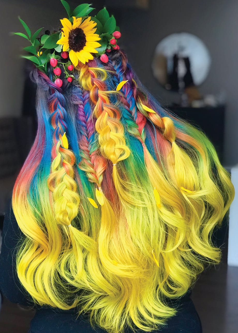 HOW-TO: Bright, Fun "Rainbow Garden" Hair Color by Manic Panic