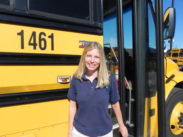 School bus driver covers 26.2 miles — on foot