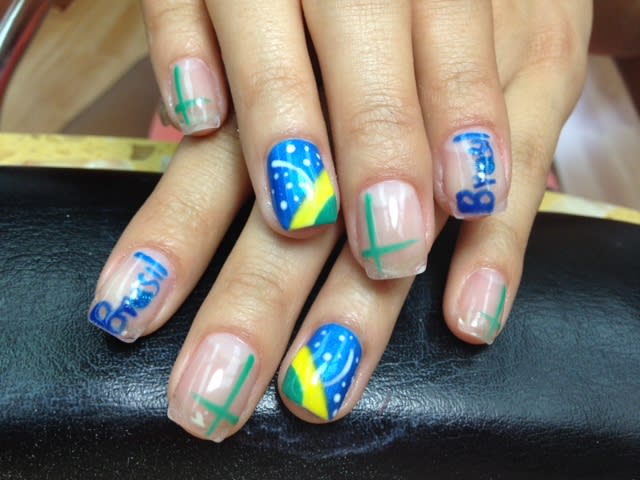 World Cup 2014 Nail Art