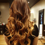 Copper to Blonde Ombre by Mary Campbell