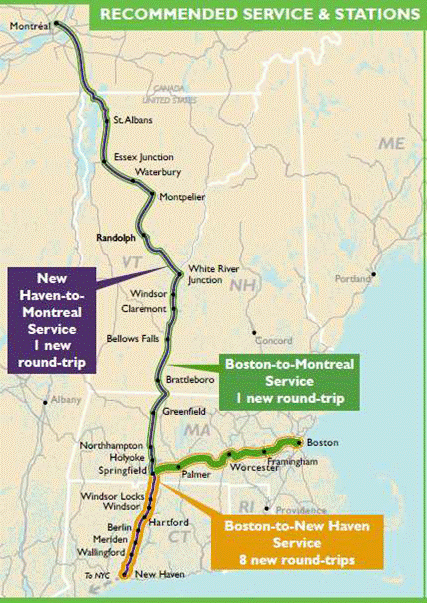 FRA approves blueprint to connect Boston, New Haven to Montreal via rail