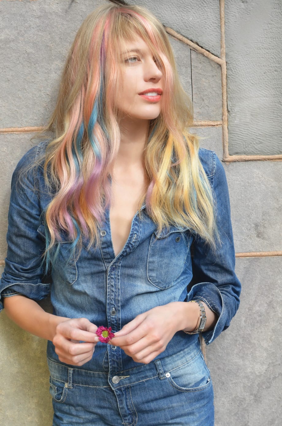 Watercolor Hair: Panels of Pastel Color by Matrix