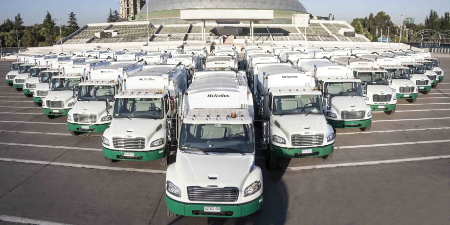 McNeilus Delivers Refuse Hauling Trucks to Chile